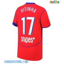 Camisa de time de futebol Paris Saint-Germain Vitinha #17 Replicas 3º Equipamento 2025-26 Manga Curta